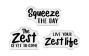 Preview: Crafters Companion - Stempelset & Stanzschablone "Live your Zest Life" Stamp & Dies