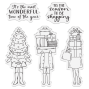 Preview: Crafters Companion - Stempelset "'Tis the Season to be Shopping" Clear Stamps