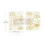 Preview: Re-Design with Prima - Transfer Aufkleber 8,5x11 Inch "Gilded Memories" Decor Transfer 2 Bogen 