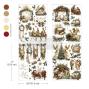 Preview: Re-Design with Prima - Transfer Aufkleber 8,5x11 Inch "Sacred Night Collection" Decor Transfer 4 Bogen 