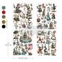 Preview: Re-Design with Prima - Transfer Aufkleber 8,5x11 Inch "Whimsical Holiday Dreams" Decor Transfer 4 Bogen 