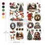 Preview: Re-Design with Prima - Transfer Aufkleber 8,5x11 Inch "Yuletide Nostalgia" Decor Transfer 4 Bogen 