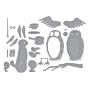 Preview: Spellbinders - Stanzschablone "Rabbit & Owl" Dies