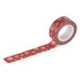 Preview: Echo Park - Decorative Tape "So Very Merry Red Snowflakes" Washi Tape 