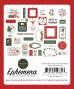 Preview: Carta Bella - Stanzteile "Christmas Village" Ephemera