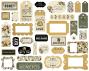 Preview: Carta Bella - Stanzteile & Anhänger "Honey Bee" Ephemera Frames & Tags