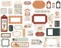 Preview: Carta Bella - Stanzteile & Anhänger "It´s Autumn" Ephemera Frames & Tags