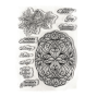 Preview: Elizabeth Craft Designs - Stempelset "Festive Holly Sentiments" Clear Stamps
