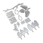 Preview: Elizabeth Craft Designs - Stanzschalone "Winter Greenery" Dies