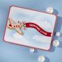 Preview: Spellbinders - Stanzschablone "Gingerbread Plane & Banners" Dies