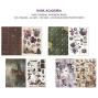 Preview: Ciao Bella - Designpapier & Stanzteile "Dark Academia" Junk Journal Ephemera Book A4 - 32 Bogen