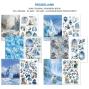 Preview: Ciao Bella - Designpapier & Stanzteile "Frozen Land" Junk Journal Ephemera Book A4 - 32 Bogen