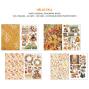 Preview: Ciao Bella - Designpapier & Stanzteile "Hello Fall" Junk Journal Ephemera Book A4 - 32 Bogen