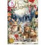 Preview: Ciao Bella - Designpapier & Stanzteile "Hot Cocoa & Holly" Junk Journal Ephemera Book A4 - 32 Bogen