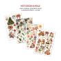 Preview: Ciao Bella - Designpapier & Stanzteile "Hot Cocoa & Holly" Junk Journal Ephemera Book A4 - 32 Bogen