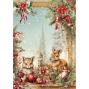 Preview: Ciao Bella - Decopatch Papier "Hot Cocoa & Holly" Rice Paper A5 - 8 Bogen