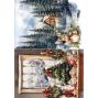 Preview: Ciao Bella - Decopatch Papier "Hot Cocoa & Holly" Rice Paper A5 - 8 Bogen