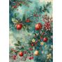 Preview: Ciao Bella - Decopatch Papier "Hot Cocoa & Holly" Rice Paper A5 - 8 Bogen