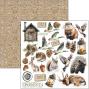 Preview: Ciao Bella - Stanzteile "Forest Tales" Fussy Cut Pad - 24 Bogen