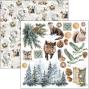 Preview: Ciao Bella - Stanzteile "Forest Tales" Fussy Cut Pad - 24 Bogen
