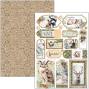 Preview: Ciao Bella - Stanzteile "Forest Tales" Creative Pad A4 - 9 Bogen