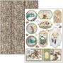 Preview: Ciao Bella - Stanzteile "Forest Tales" Creative Pad A4 - 9 Bogen