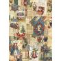 Preview: Ciao Bella - Decopatch Papier "Toy Shop" Mixed Media Rice Paper A5 - 8 Bogen