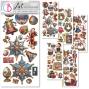 Preview: Ciao Bella - Aufkleber "Toy Shop" Transparent Adhesive Sheets 4,72x10,23 Inch - 5 Bogen