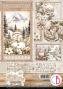 Preview: Ciao Bella - Stanzteile "Winter Season" Creative Pad A4 - 9 Bogen