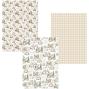 Preview: Ciao Bella - Designpapier "Winter Season" Deluxe Pearl Copper & Vellum Dual Paper Pack A4 - 6 Bogen