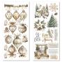 Preview: Ciao Bella - Aufkleber "Winter Season" Transparent Adhesive Sheets 4,72x10,23 Inch - 5 Bogen