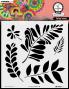 Preview: Art By Marlene - Schablone "Falling Leaves" Stencil - Mask 