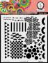 Preview: Art By Marlene - Schablone "Frantic Deco" Stencil - Mask 