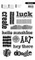 Preview: Art By Marlene - Stempelset "Bold Words" Clear Stamps