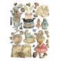 Preview: Stamperia - Gießform A5 "Alice in Christmas" Soft Mould 