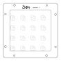 Preview: Sizzix - Schablone "Flower Power" Stencil