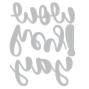 Preview: Sizzix - Stanzschablone "Exclamation Word" Thinlits Craft Dies by Catherine Pooler