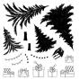 Preview: Sizzix - Stanzschablone & Stempelset "Trees and Trinkets" Framelits Craft Dies & Clear Stamps by 49 and Market