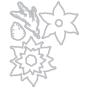 Preview: Sizzix - Stanzschablone & Stempelset "Poinsettia Trio" Framelits Craft Dies & Clear Stamps by 49 and Market