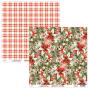 Preview: Mintay Papers - Designpapier "Holly Jolly" Scrapbooking Paper Pad 8x8 Inch - 24 Bogen