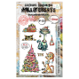 Preview: AALL and Create - Stempelset A6 "Catmas Capers" Clear Stamps