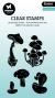 Preview: Studio Light - Stempelset "Mushrooms" Clear Stamps