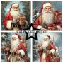 Preview: Paper Favourites - Designpapier "Vintage Santa" Paper Pack 6x6 Inch - 24 Bogen