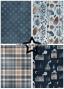 Preview: Paper Favourites - Designpapier "Winter Night" Paper Pack A5 - 24 Bogen