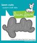 Preview: Lawn Fawn - Stanzschablone "Scripty Fall Outline" Add-on Die