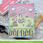 Preview: Lawn Fawn - Stempelset "Silly Goose! Sentiment" Clear Stamp Add-On