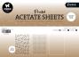 Preview: Studio Light - Pergamentpapier "Snowflakes Gold" Vellum A4 - 6 Bogen