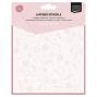 Preview: Vaessen Creative - Schablone 15x15cm "Blumen & Sterne" Stencil