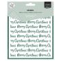 Preview: Vaessen Creative - Schablone 15x15cm "Merry Christmas" Stencil