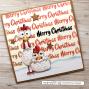 Preview: Vaessen Creative - Schablone 15x15cm "Merry Christmas" Stencil